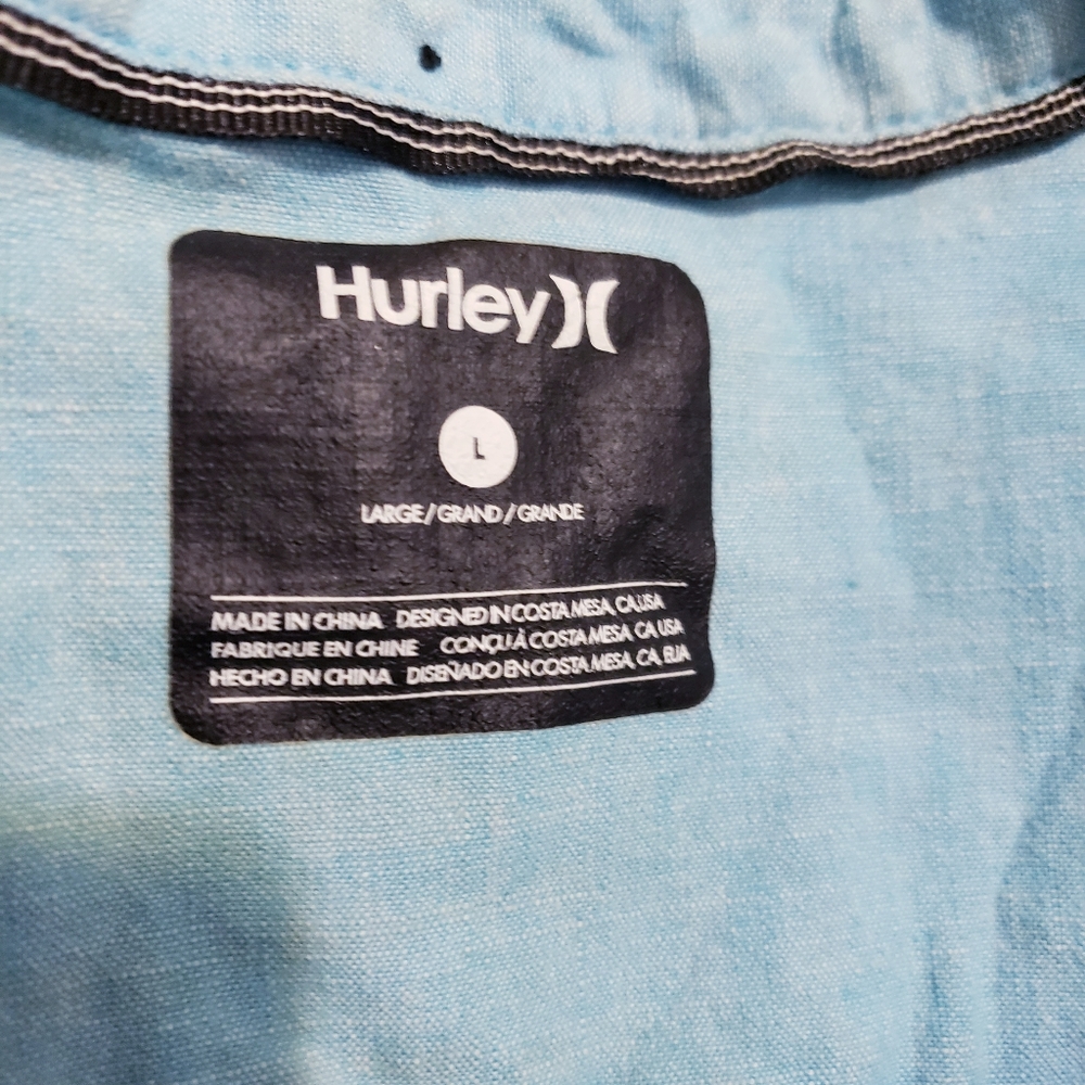 Boys Hurley short sleeve button down